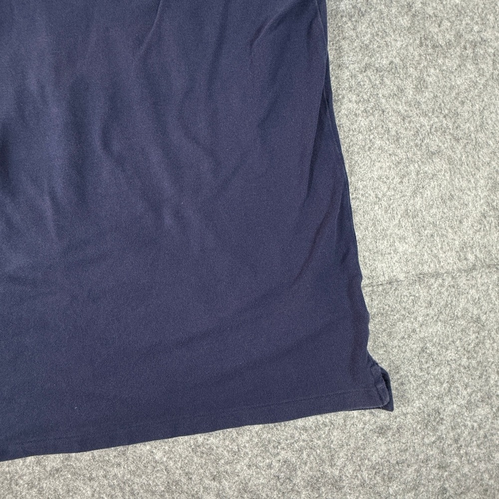 Polo Ralph Lauren Polo Shirt Mens XL Navy Blue Big Pony Custom Fit Short Sleeve - Picture 5 of 8